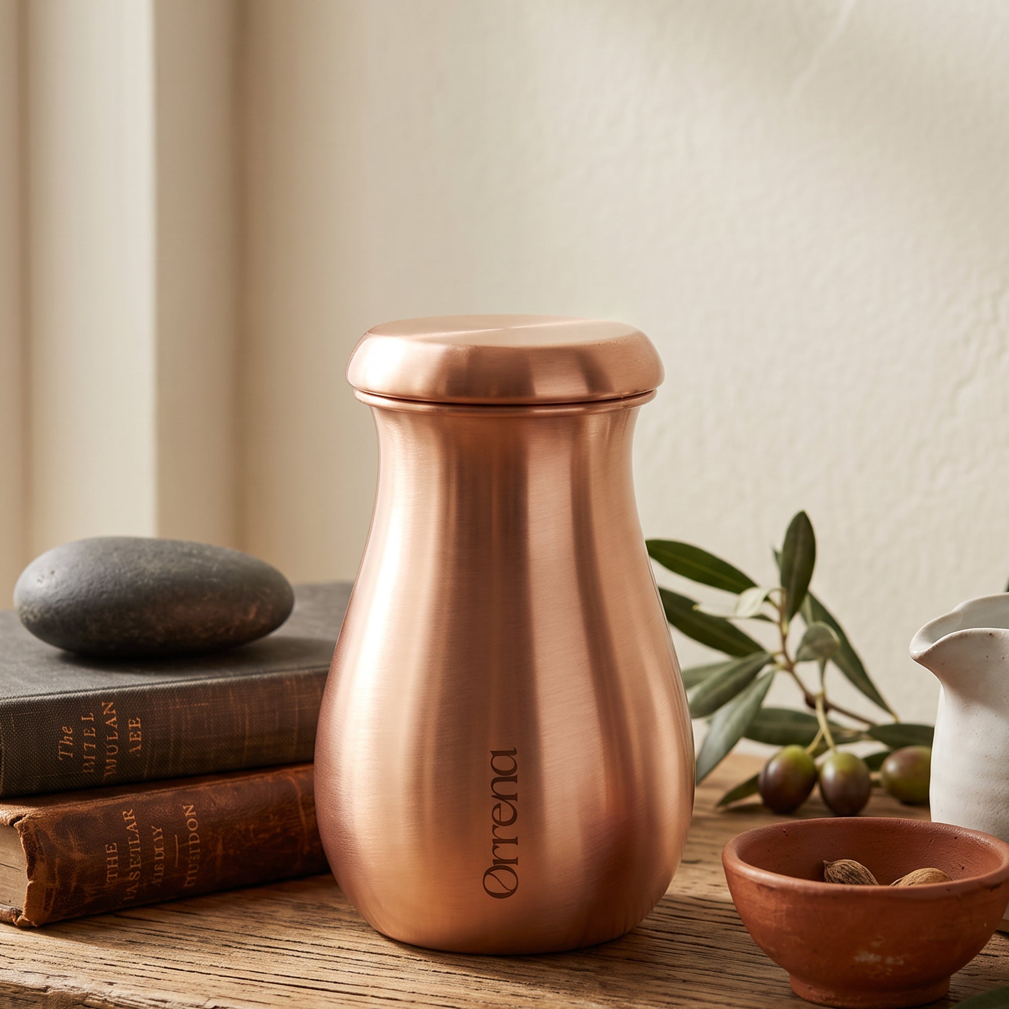 COPPER APPLE POT