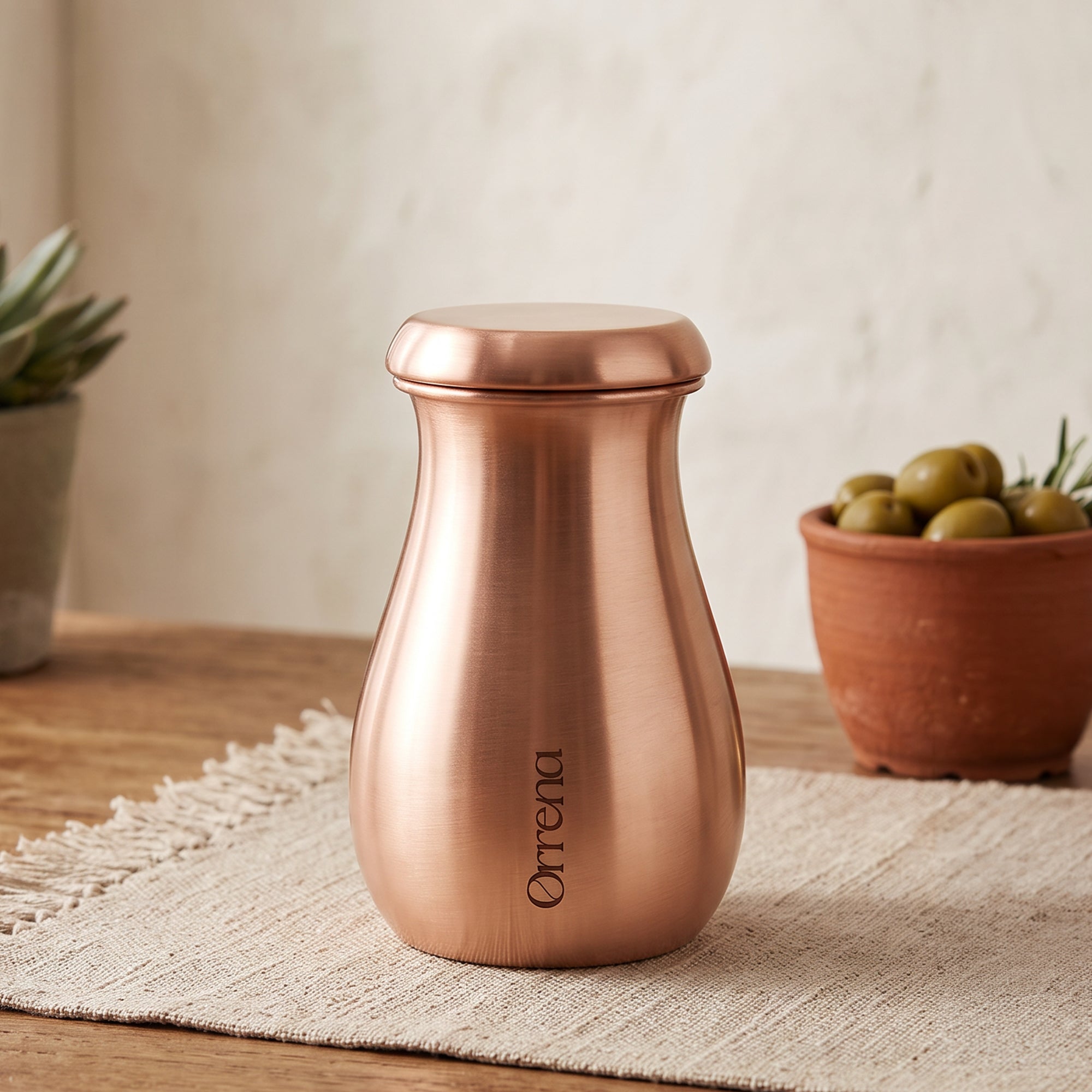 COPPER APPLE POT